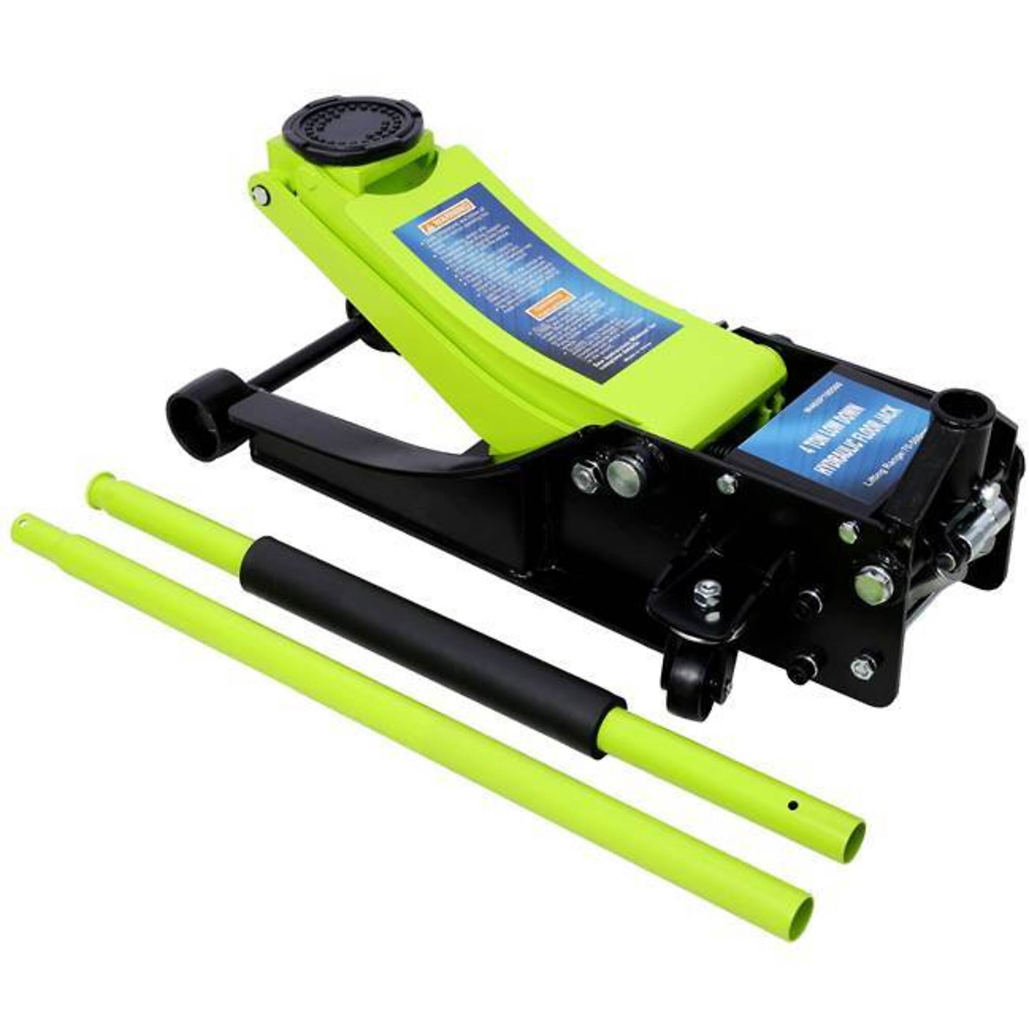 TMB Low Profile Hydraulic Floor Jack — 4-Ton Capacity, 8000 lbs., Green, Model# BAC-W465P190500
